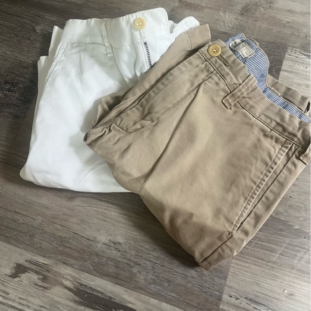 White and Tan shorts bundle
